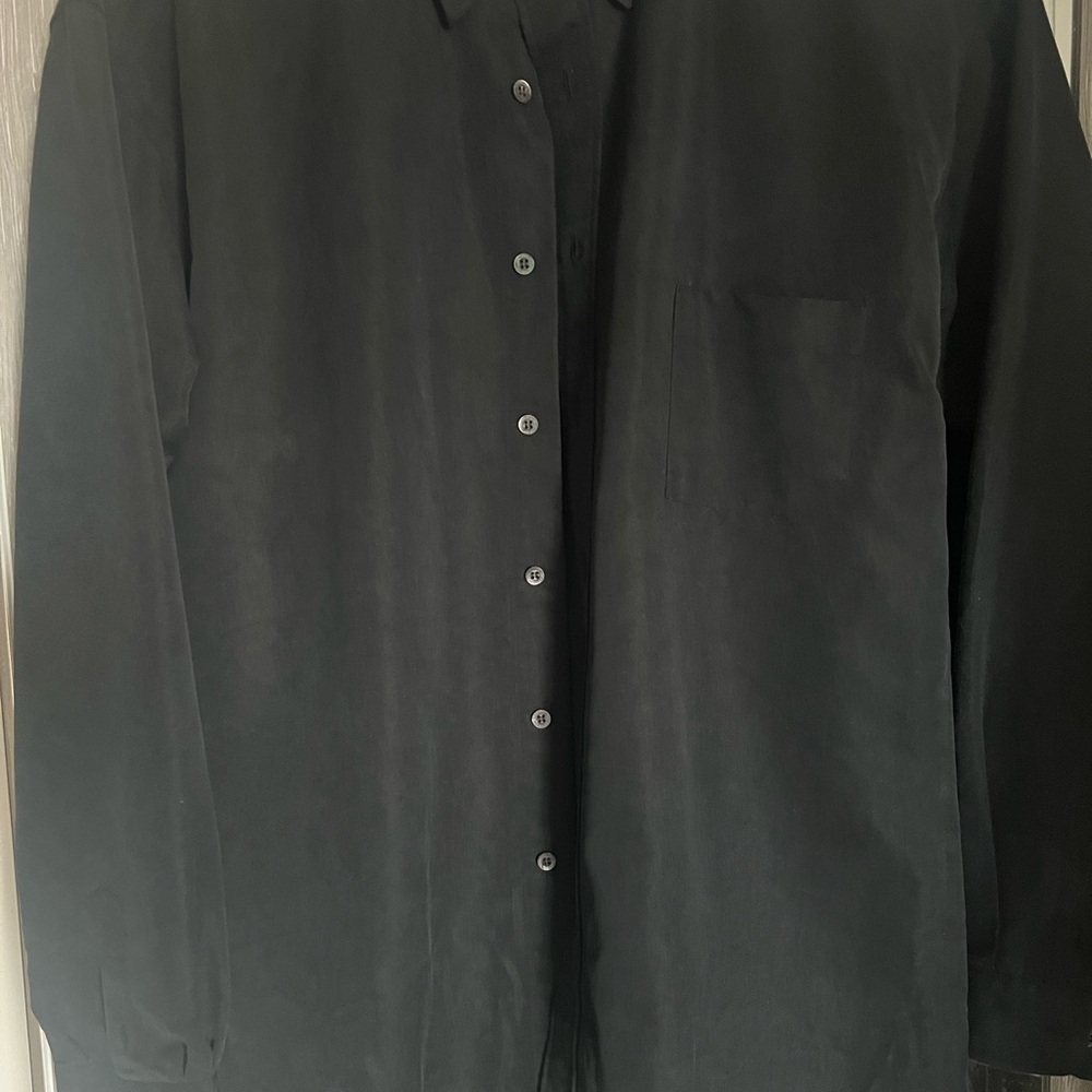 Ted Baker Charcoal Button-Up Shirt